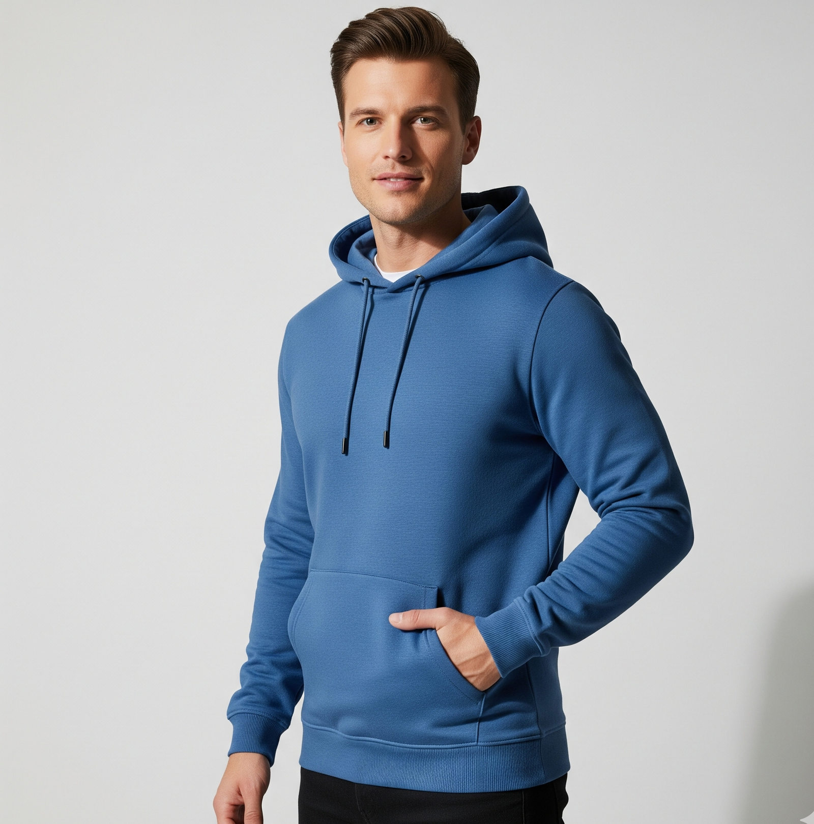 Polycotton Hoodie without Zipper 300GSM - Image 7