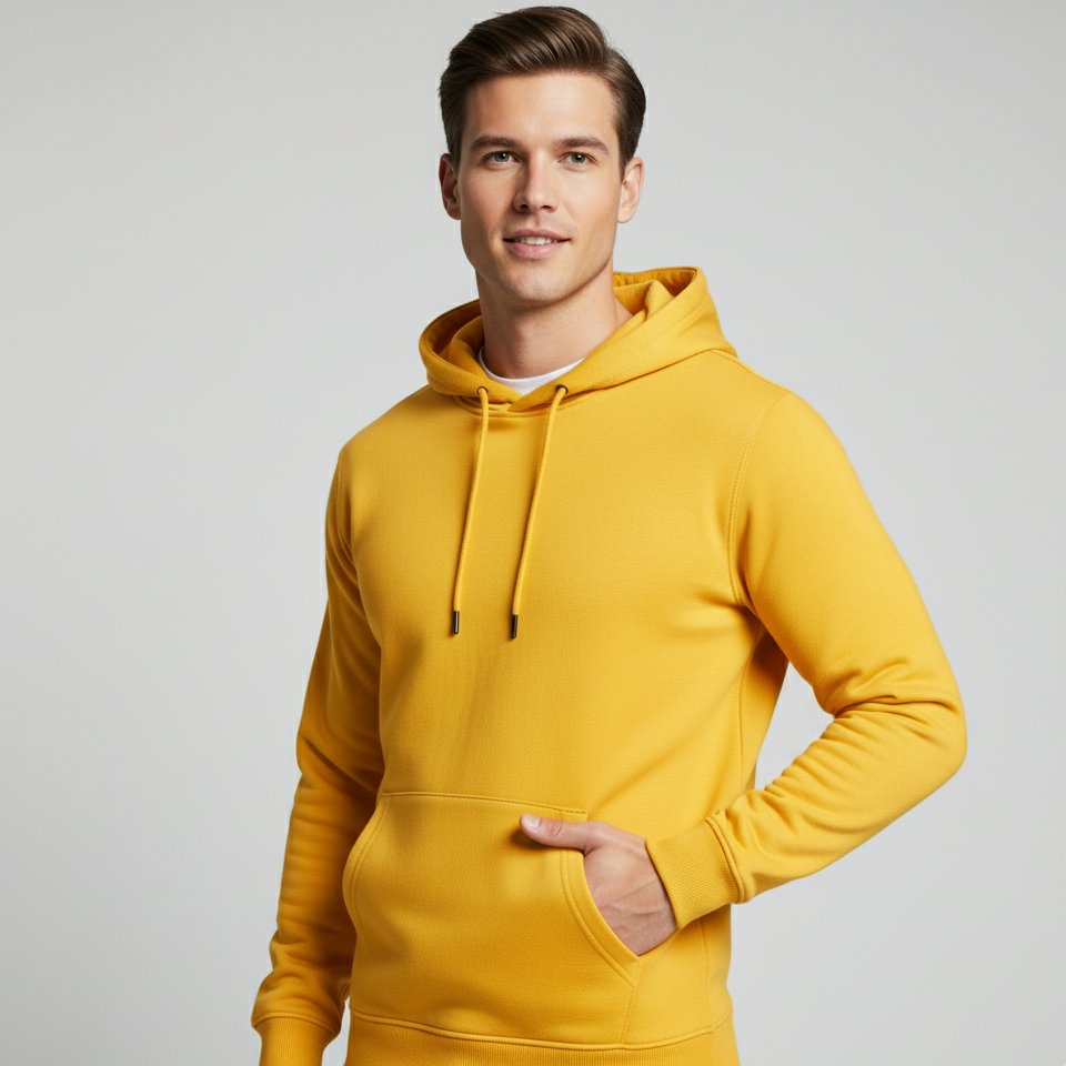 Polycotton Hoodie without Zipper 300GSM - Image 8