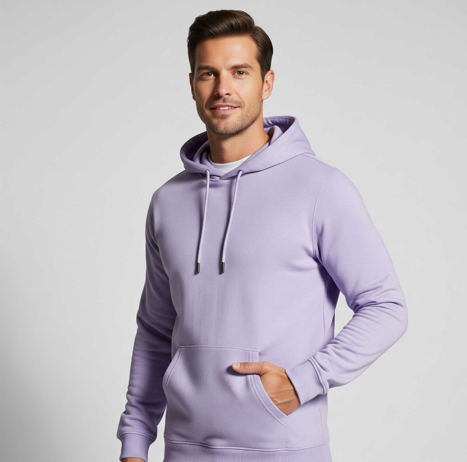 Polycotton Hoodie without Zipper 300GSM - Image 4