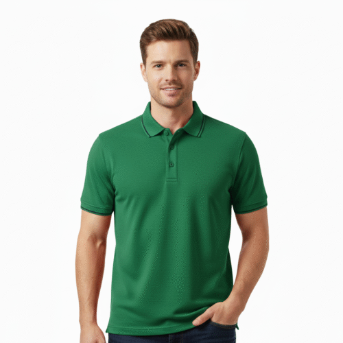 Polycotton Polo Half Sleeve Tshirt 220 GSM